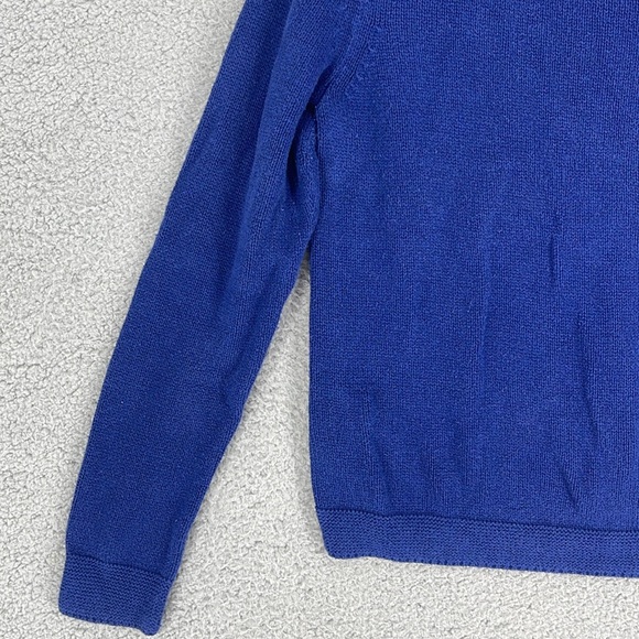 Vineyard vines blue round neck long sleeve sweater women’s small stretch warm - Picture 4 of 10